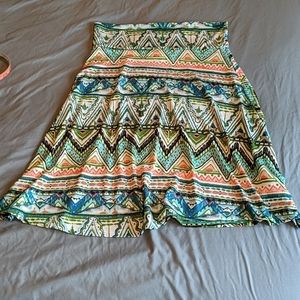 Lularoe skirt multi color